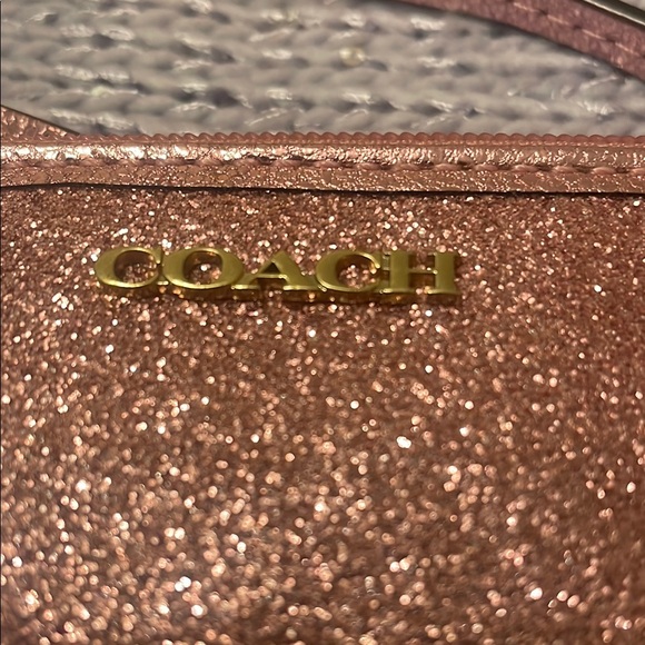 Coach Glitter Wristlet